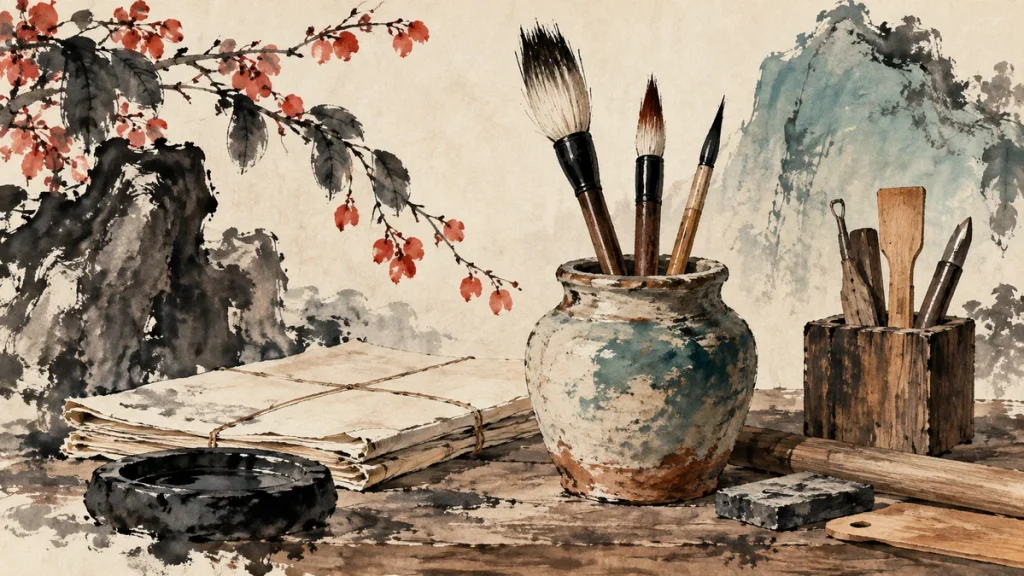 Painted illustration for Chinese Vocabulary for Jobs and Occupations