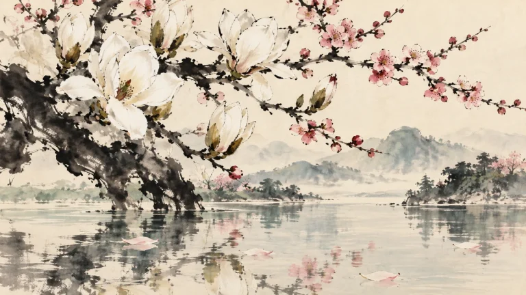 Painted illustration for 10 Most Beautiful Chinese Words