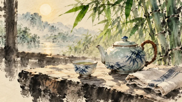 Painted illustration for Chinese Daily Routine Vocabulary