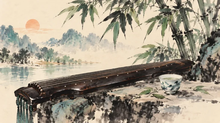 Painted illustration for Best Chinese Music Playlists on Spotify